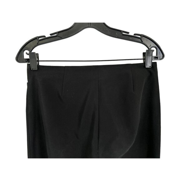 THEORY For Bergdorf Goodman Black Pants Strait Cut Front Pockets Size 4 - Picture 4 of 8